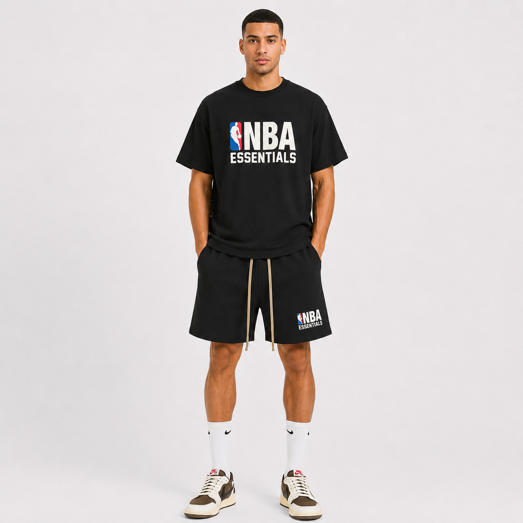 NBA Black White Blue Summer Set